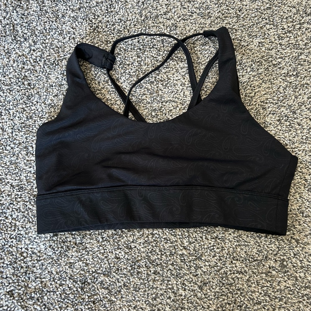 Zyia Black Sports Bra for Women